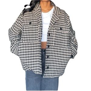 Anine Bing Flynn Houndstooth Jacket